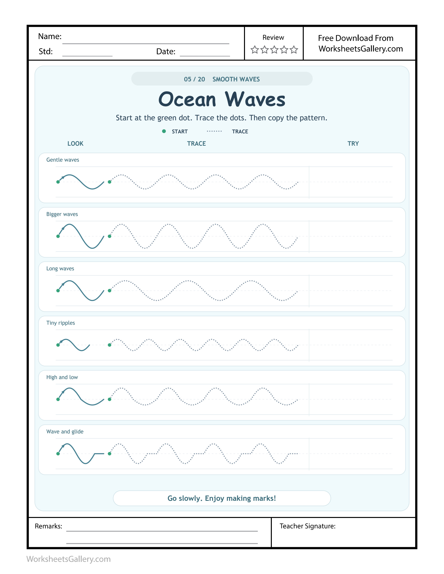 Ocean Wave Tracing: 6 Brilliant Smooth-Movement Games