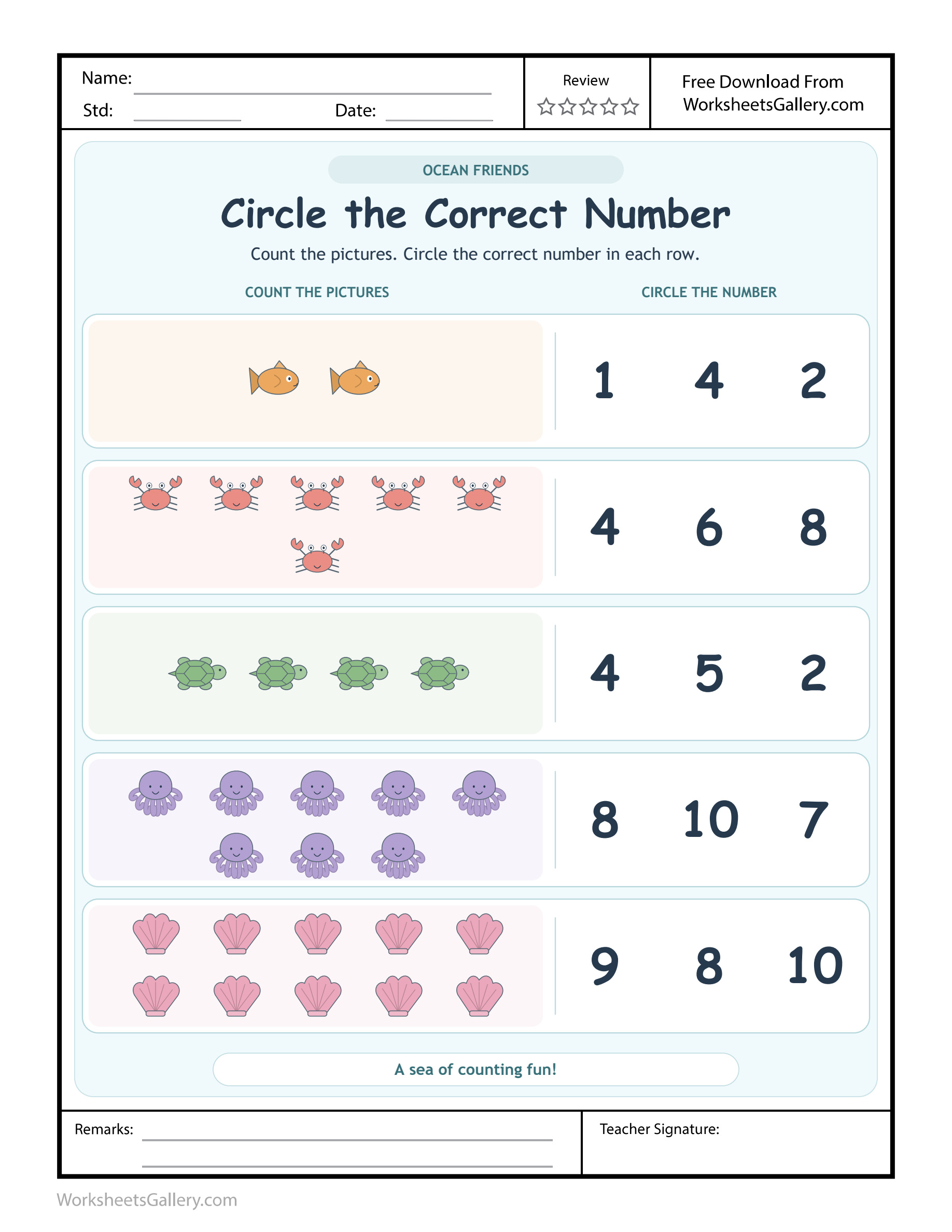 Ocean Count Match: 4 Wonderful Ways to Hold a Total