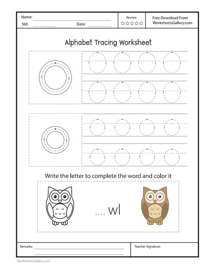 Oo Worksheet: 4 Brilliant Owl Loop Adventures