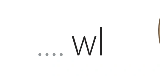 The beginning-letter space before wl in the Oo word-completion task