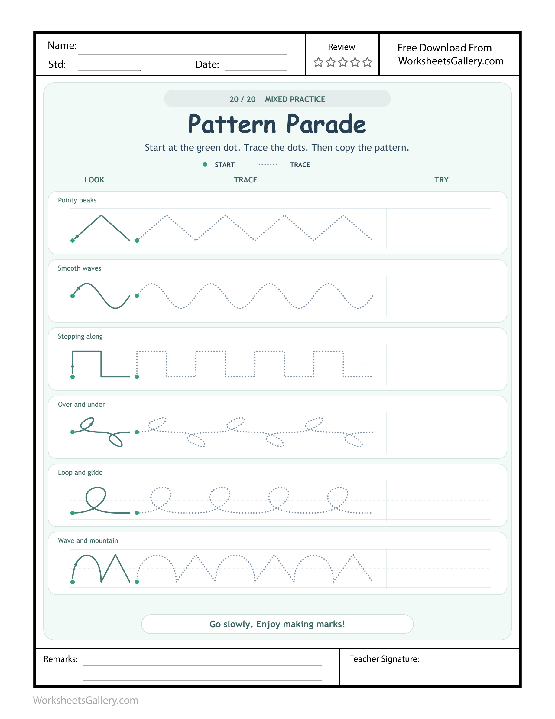 Pattern Parade Paths: 6 Powerful Mixed-Movement Games
