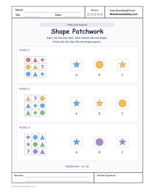 Patchwork Tile Logic: 3 Clever Two-Clue Decisions