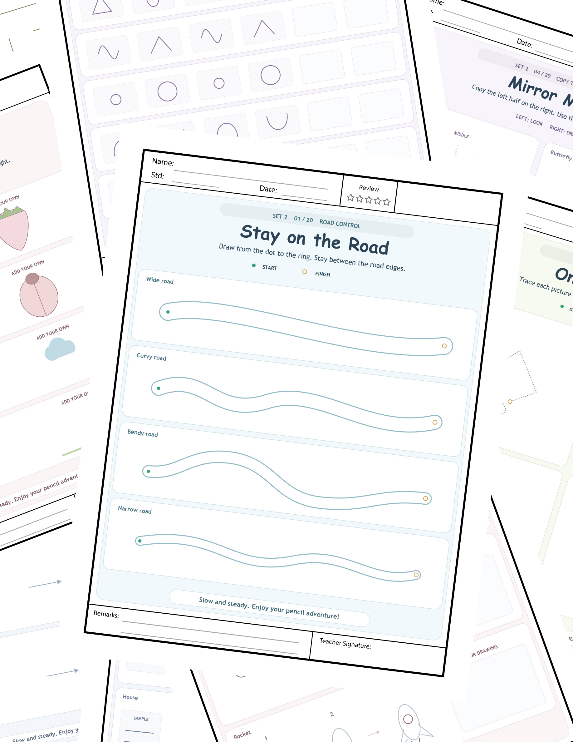 Prewriting Discovery Pack: 20 Brilliant Pencil Challenges