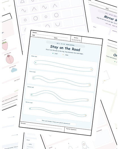 Prewriting Discovery Pack: 20 Brilliant Pencil Challenges