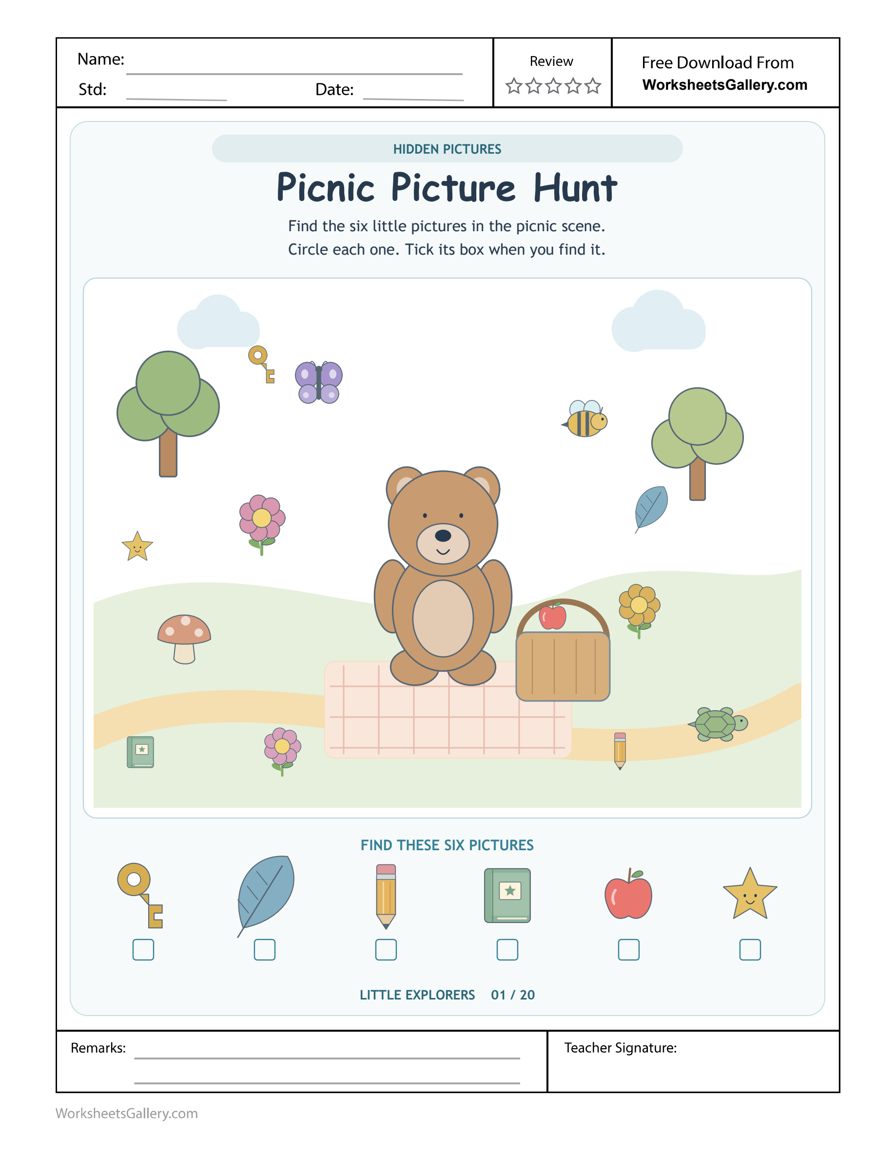 Picnic Hidden Pictures: 6 Delightful Tiny Discoveries