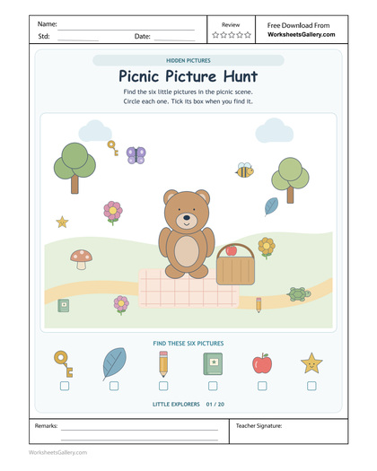Picnic Hidden Pictures: 6 Delightful Tiny Discoveries