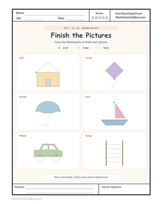 Picture Detail Tracing: 6 Wonderful Ways to Complete Art