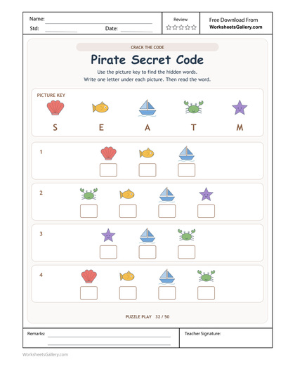 Pirate Code Reading: 4 Brilliant Hidden Word Finds