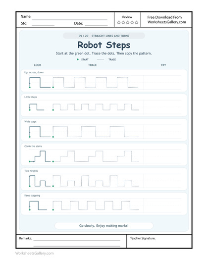 Robot Turn Tracing: 4 Brilliant Corner-Control Tasks
