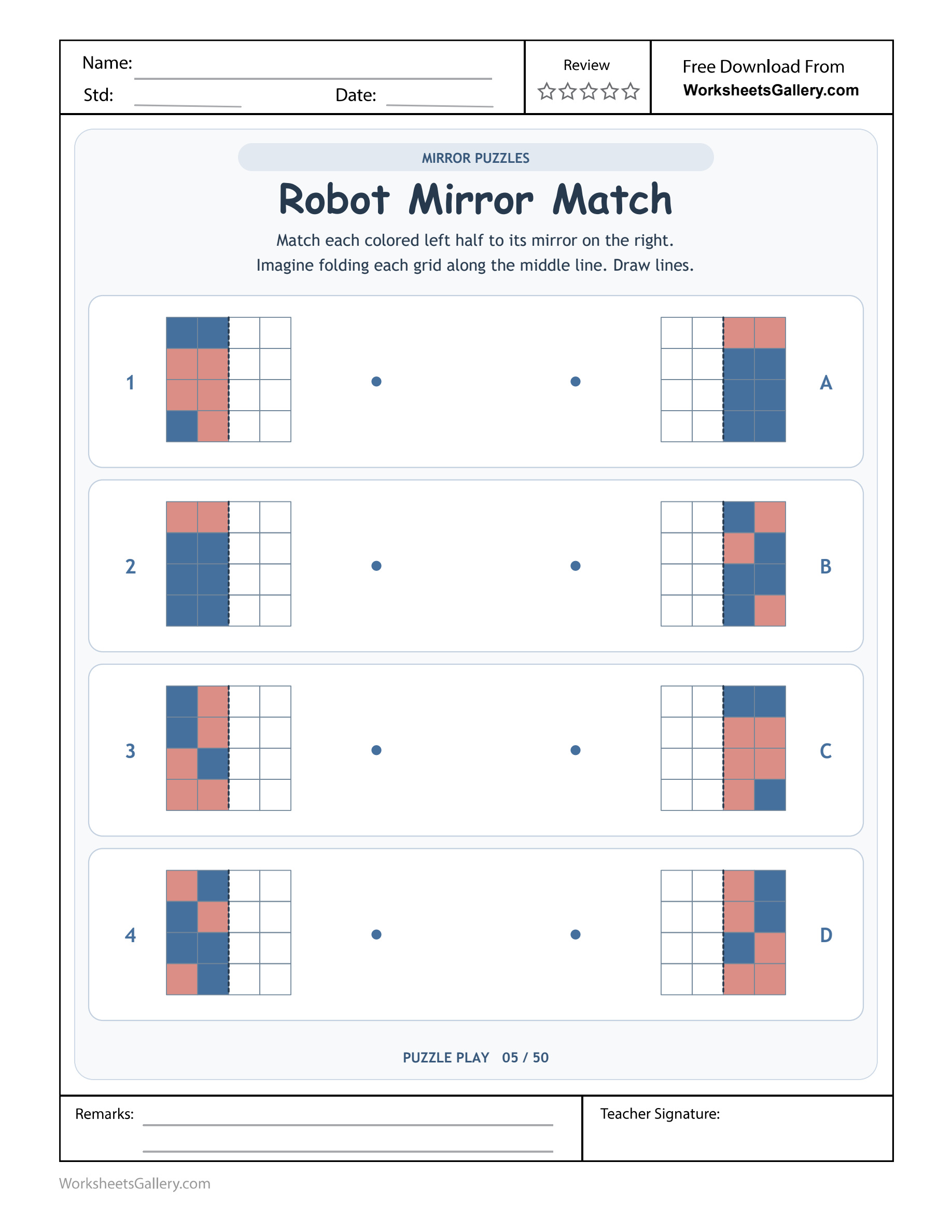 Robot Mirror Grids: 4 Brilliant Reflection Challenges
