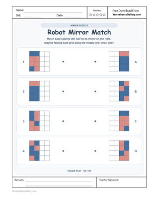 Robot Mirror Grids: 4 Brilliant Reflection Challenges