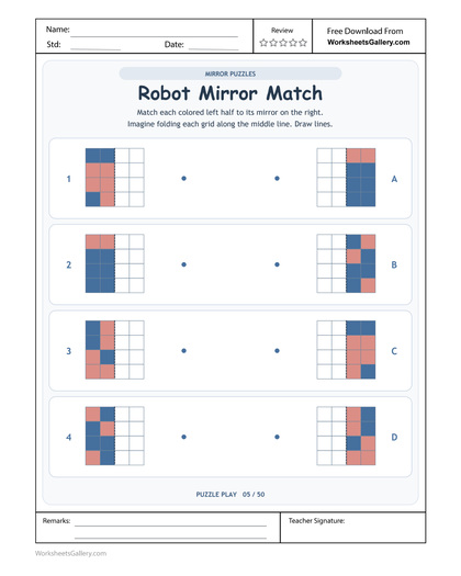 Robot Mirror Grids: 4 Brilliant Reflection Challenges