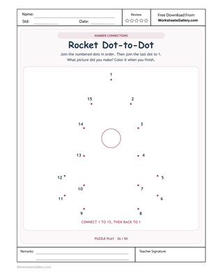 Rocket Number Joining: 15 Brilliant Outline Steps