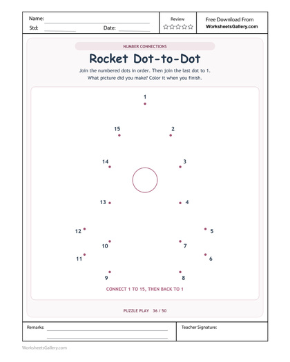 Rocket Number Joining: 15 Brilliant Outline Steps