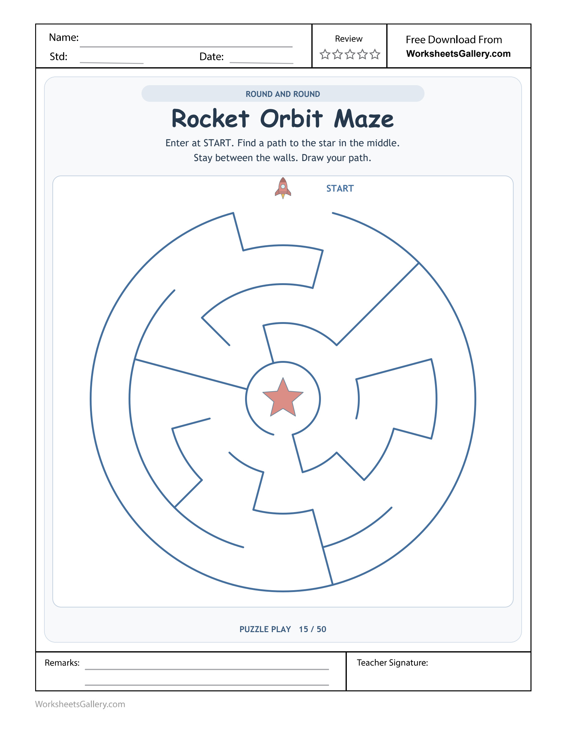 Rocket Circular Maze: 5 Exciting Gap-Finding Missions