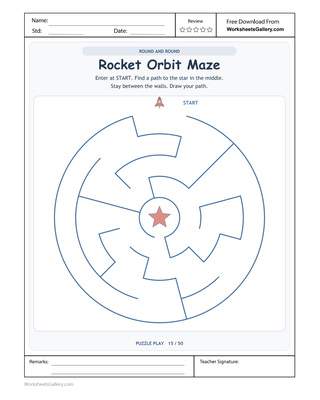 Rocket Circular Maze: 5 Exciting Gap-Finding Missions