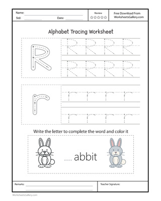 Rr Worksheet: 4 Wonderful Rabbit Route Sign Tasks