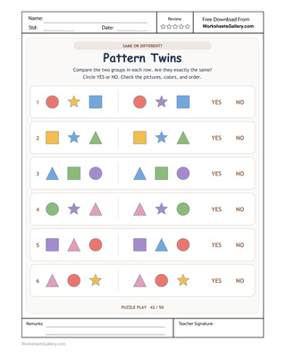 Shape Twin Comparisons: 6 Brilliant Order Checks