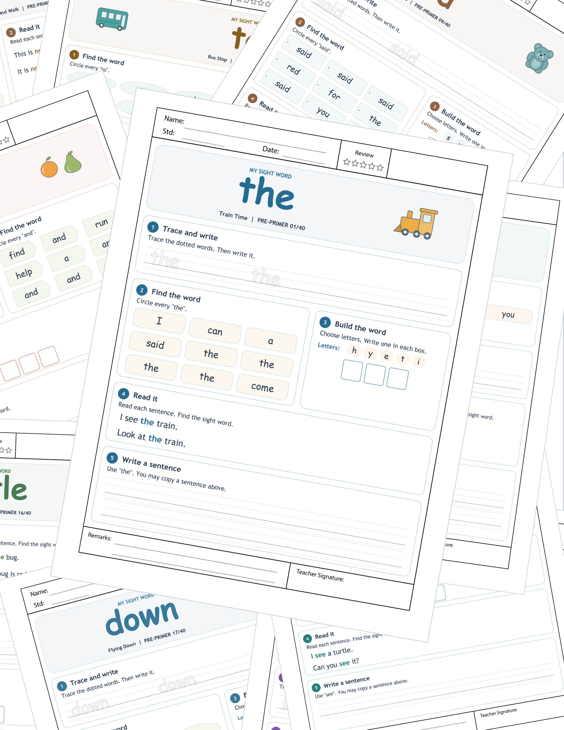 Sight Word Starter Pack: 20 Brilliant Reading Routes