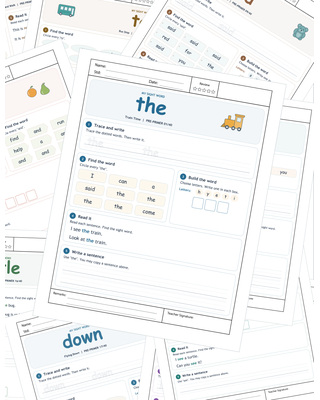 Sight Word Starter Pack: 20 Brilliant Reading Routes