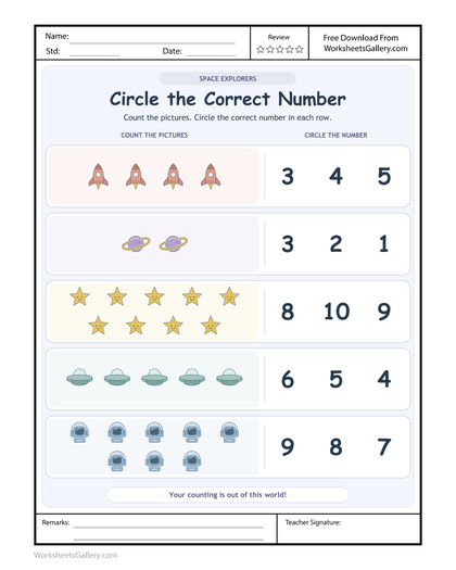 Space Count Check: 4 Powerful Mission Number Games