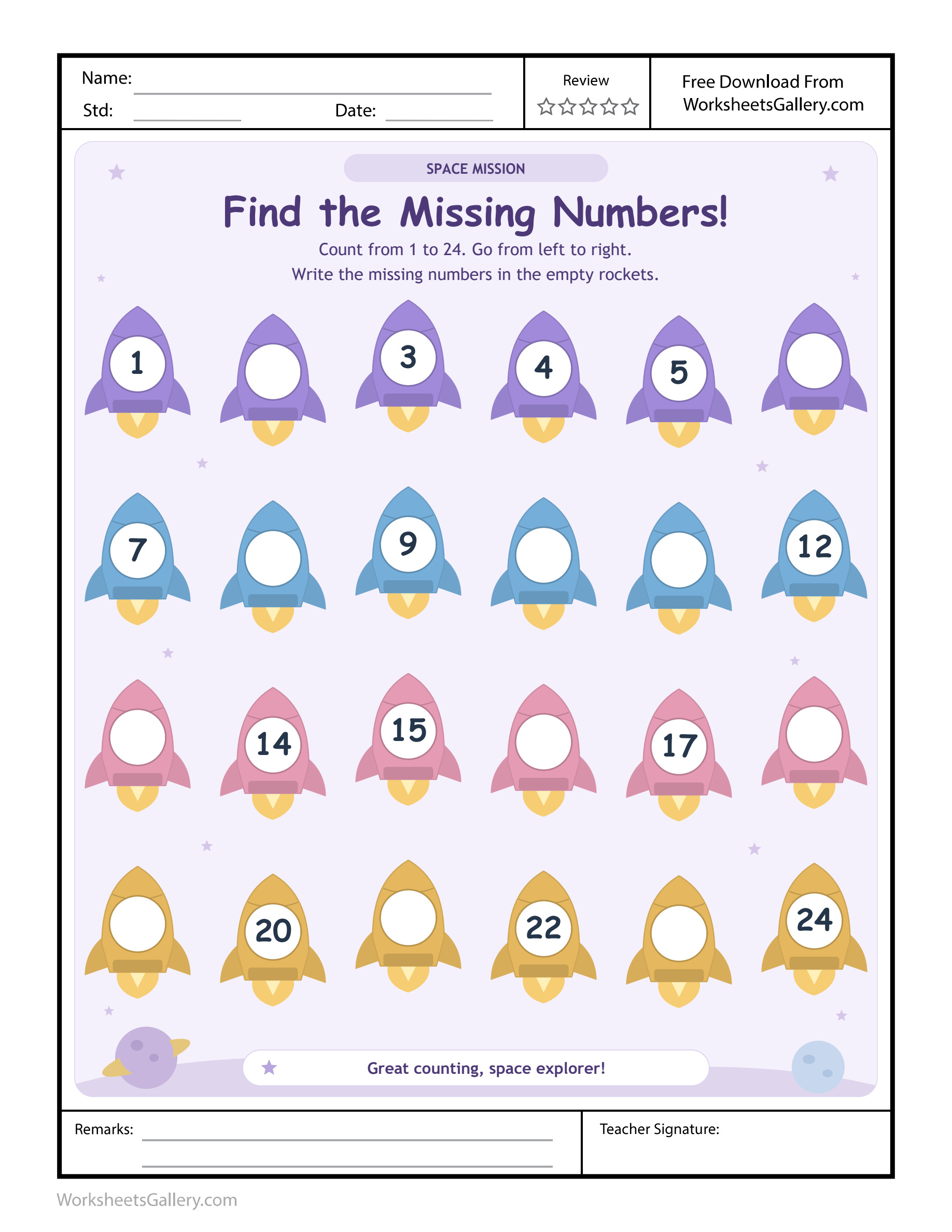 Space Missing Numbers: 6 Powerful Mission Checkpoints