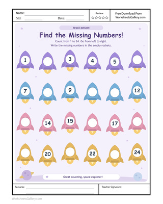 Space Missing Numbers: 6 Powerful Mission Checkpoints