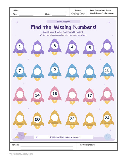 Space Missing Numbers: 6 Powerful Mission Checkpoints