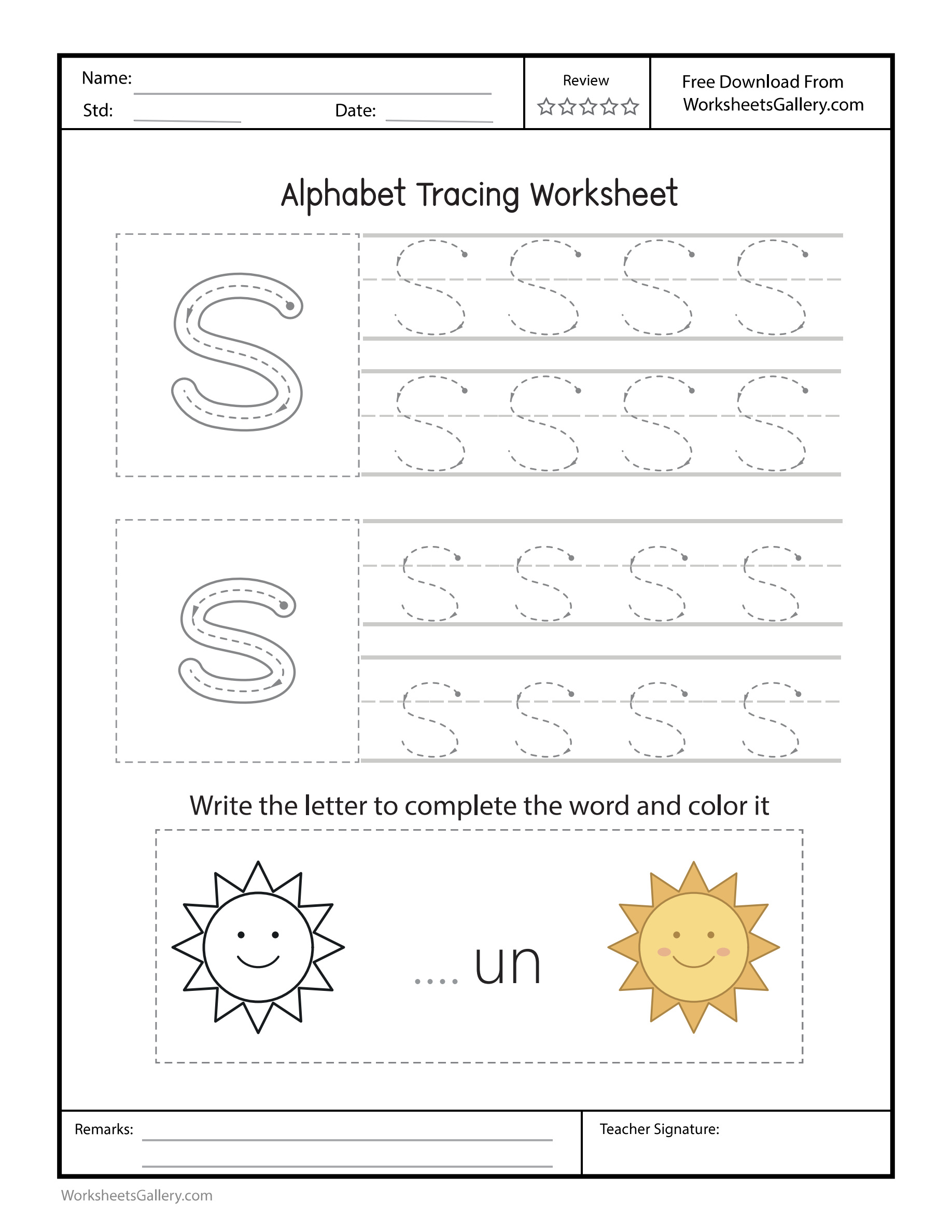 Ss Worksheet: 5 Brilliant Sun Bend Activities