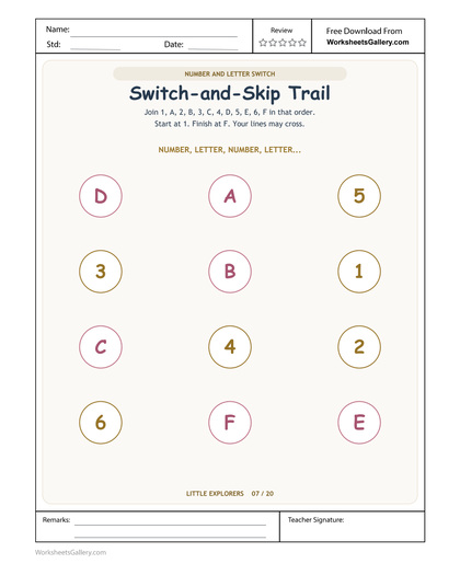 Number Letter Switching: 12 Brilliant Trail Stops