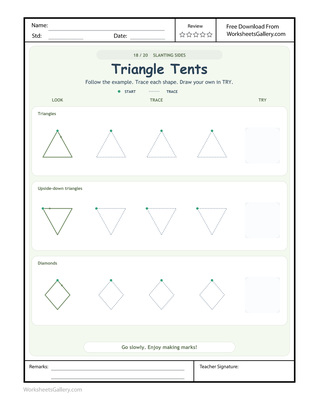 Tent Triangle Trails: 4 Wonderful Pointed-Shape Games