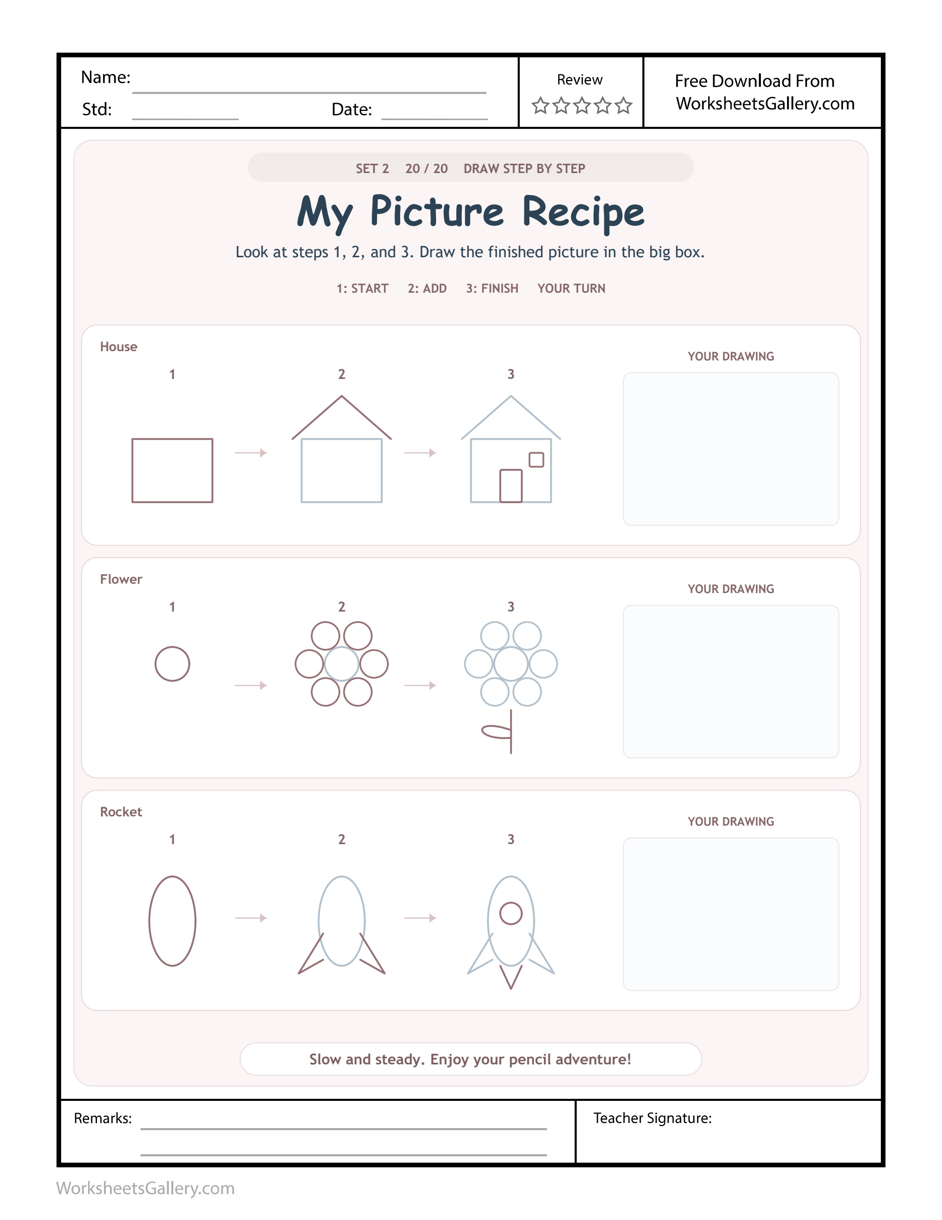 Picture Step Recipes: 4 Brilliant Build-a-Drawing Games
