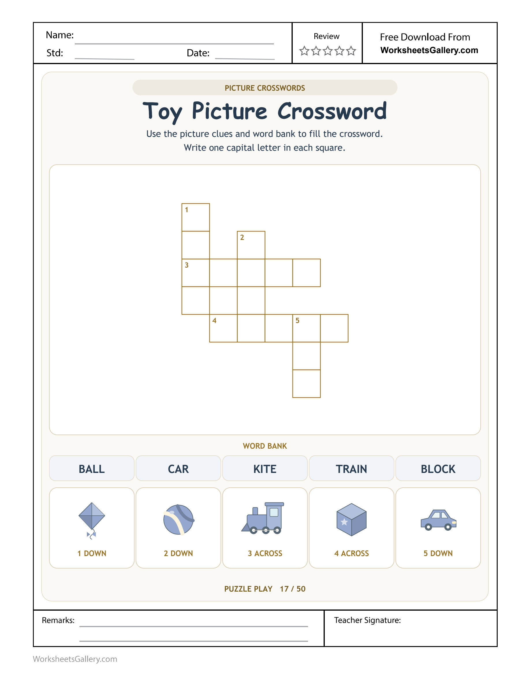 Toy Picture Crossword: 5 Brilliant Word-Bank Wins