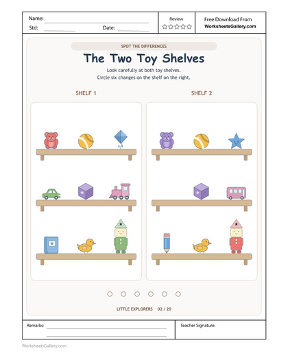 Toy Shelf Differences: 6 Brilliant Location Reports