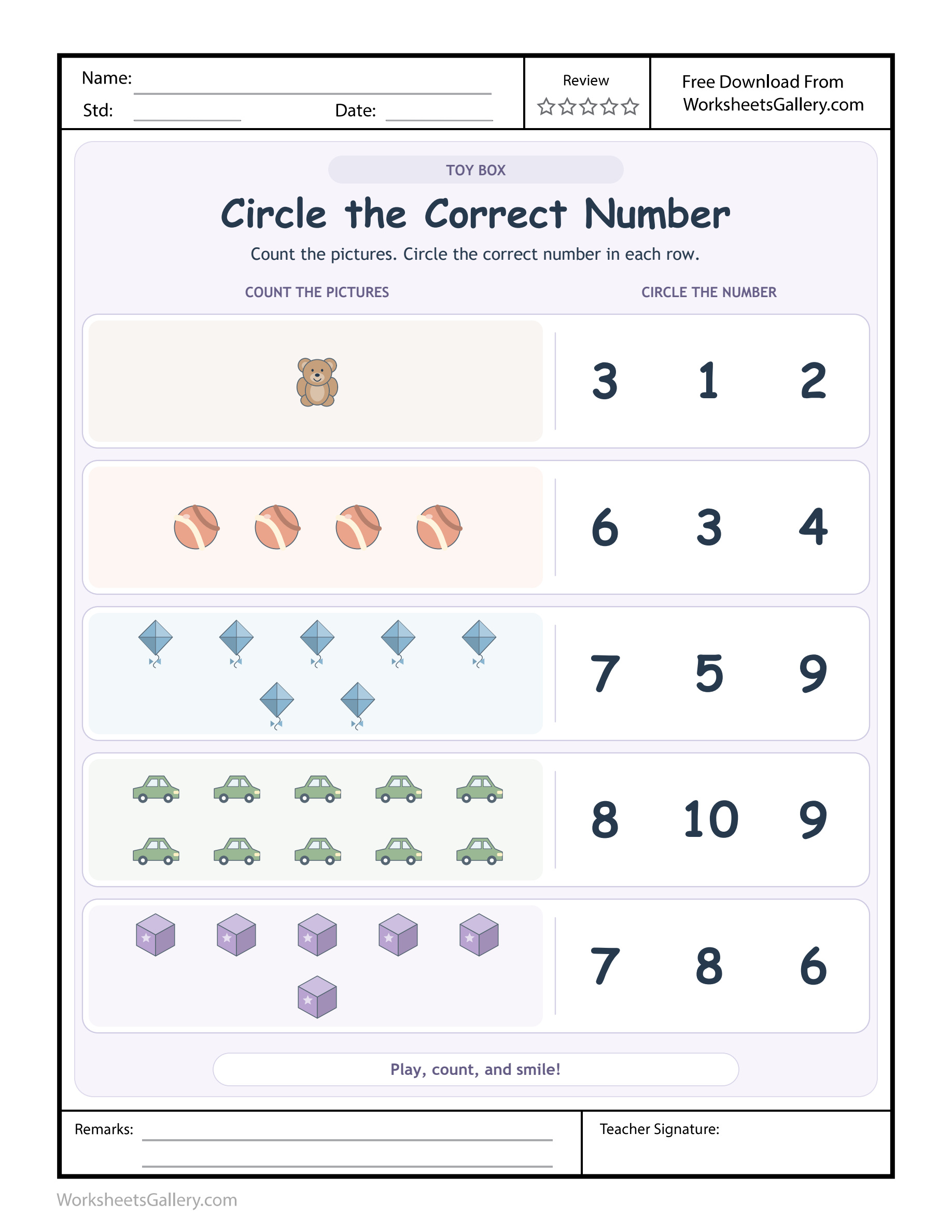 Toy Number Match: 5 Brilliant Big-and-Small Checks
