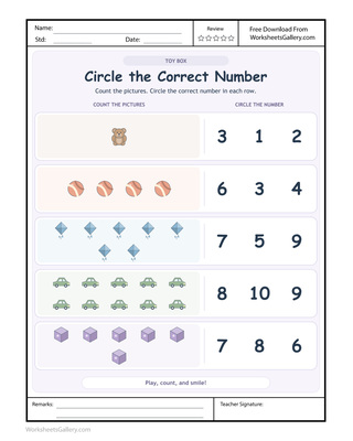 Toy Number Match: 5 Brilliant Big-and-Small Checks