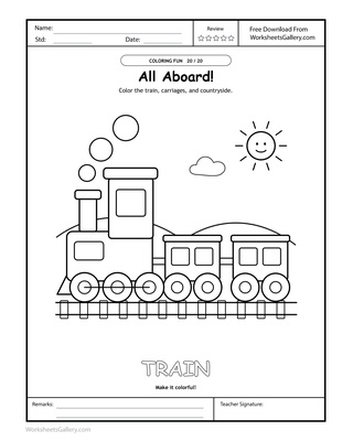 Train Carriage Colors: 4 Powerful Journey-Label Games