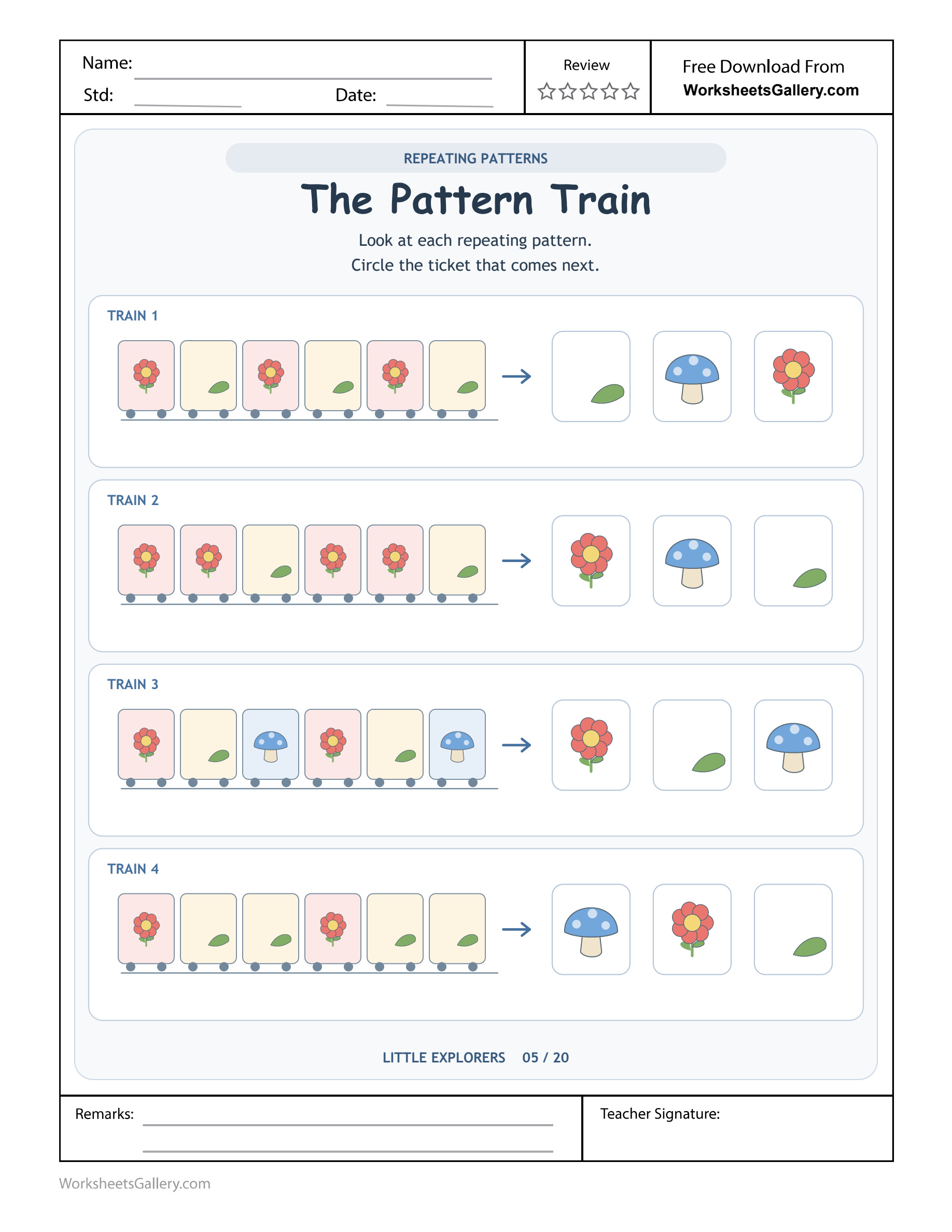 Train Pattern Tickets: 4 Amazing Next-Picture Checks