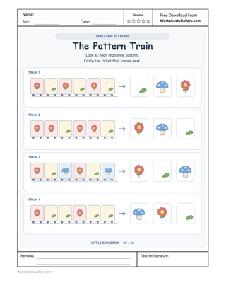 Train Pattern Tickets: 4 Amazing Next-Picture Checks