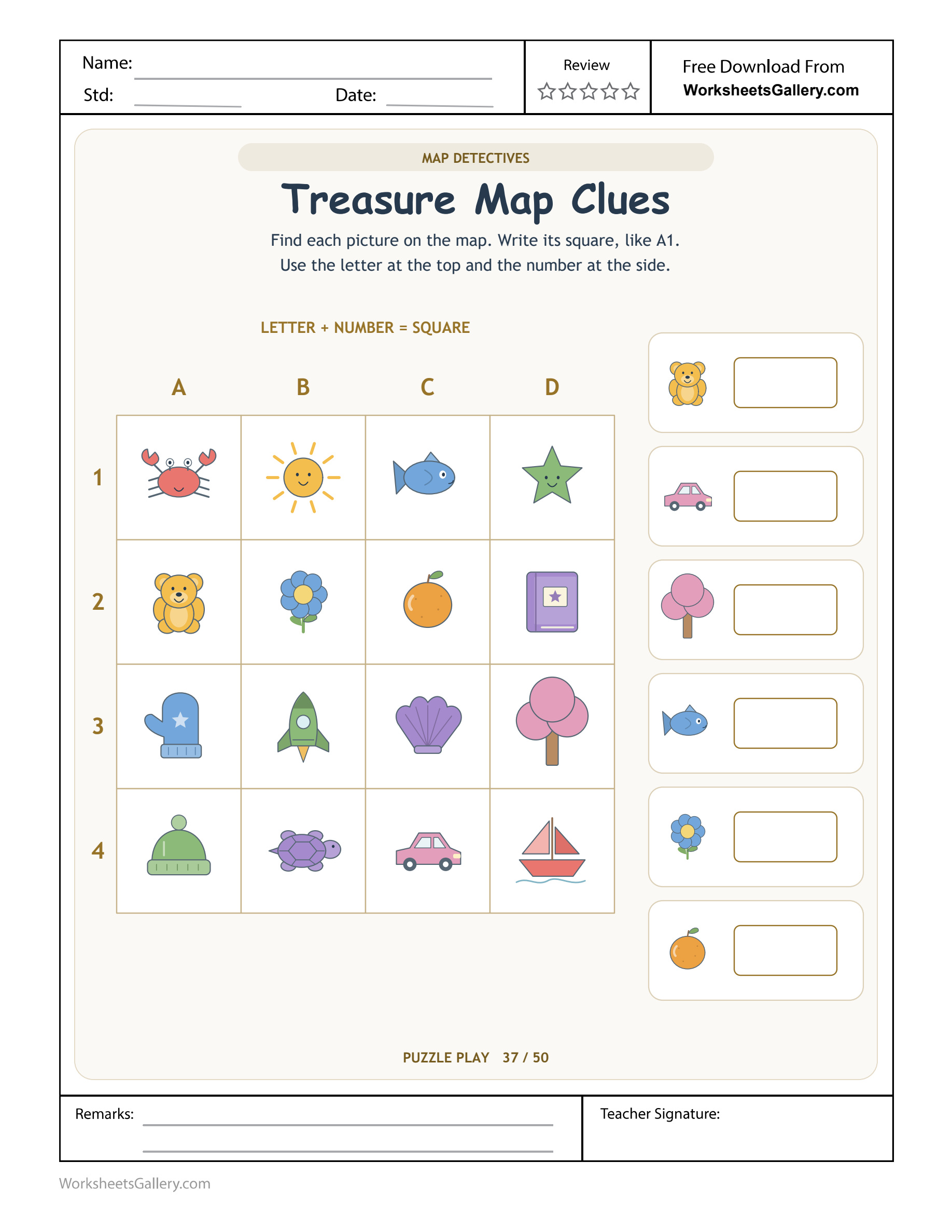Treasure Map Squares: 6 Clever Location Discoveries