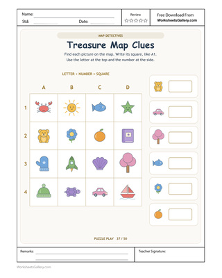 Treasure Map Squares: 6 Clever Location Discoveries