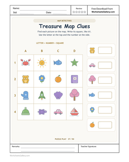 Treasure Map Squares: 6 Clever Location Discoveries