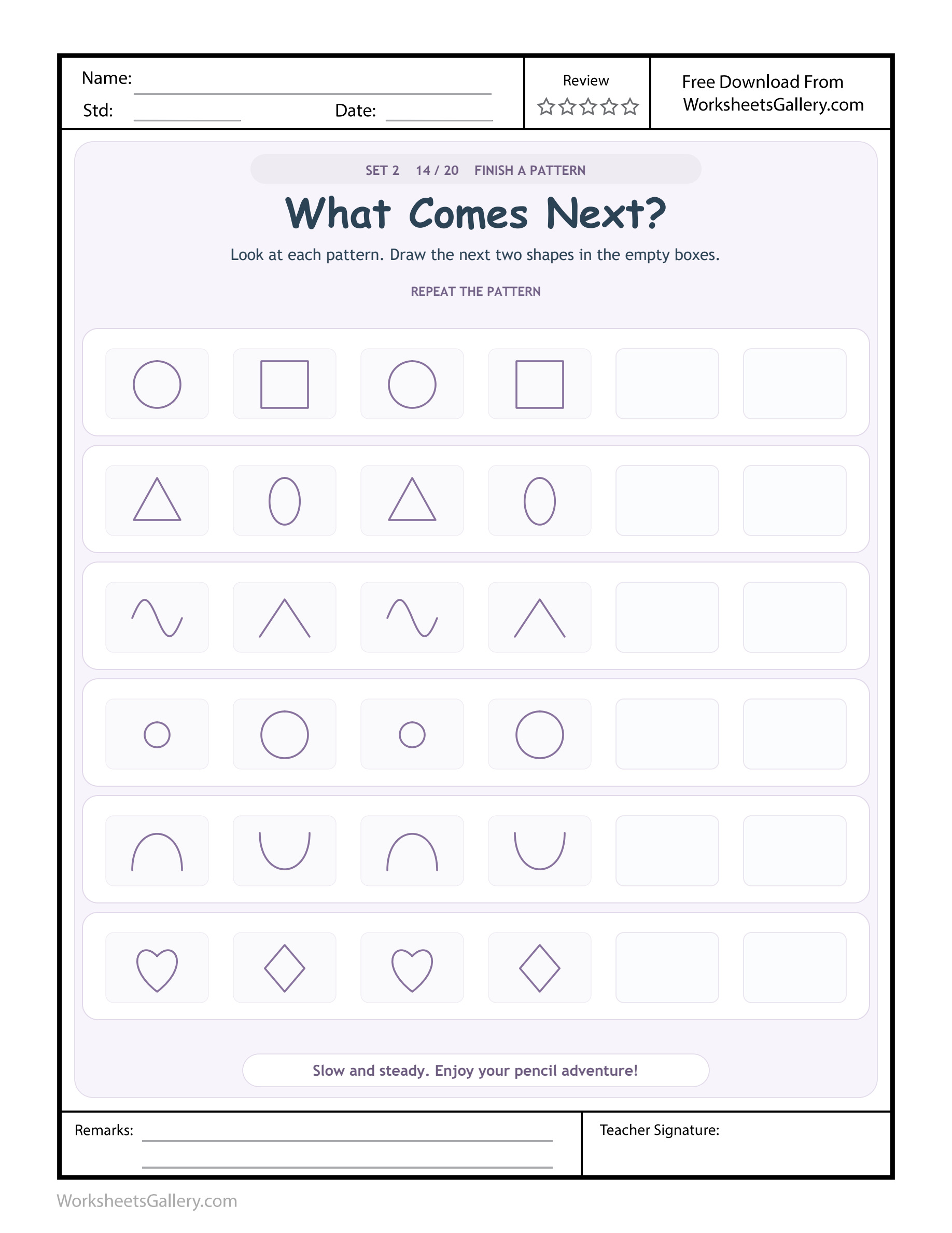 Next Shape Thinking: 4 Wonderful Two-Box Pattern Games