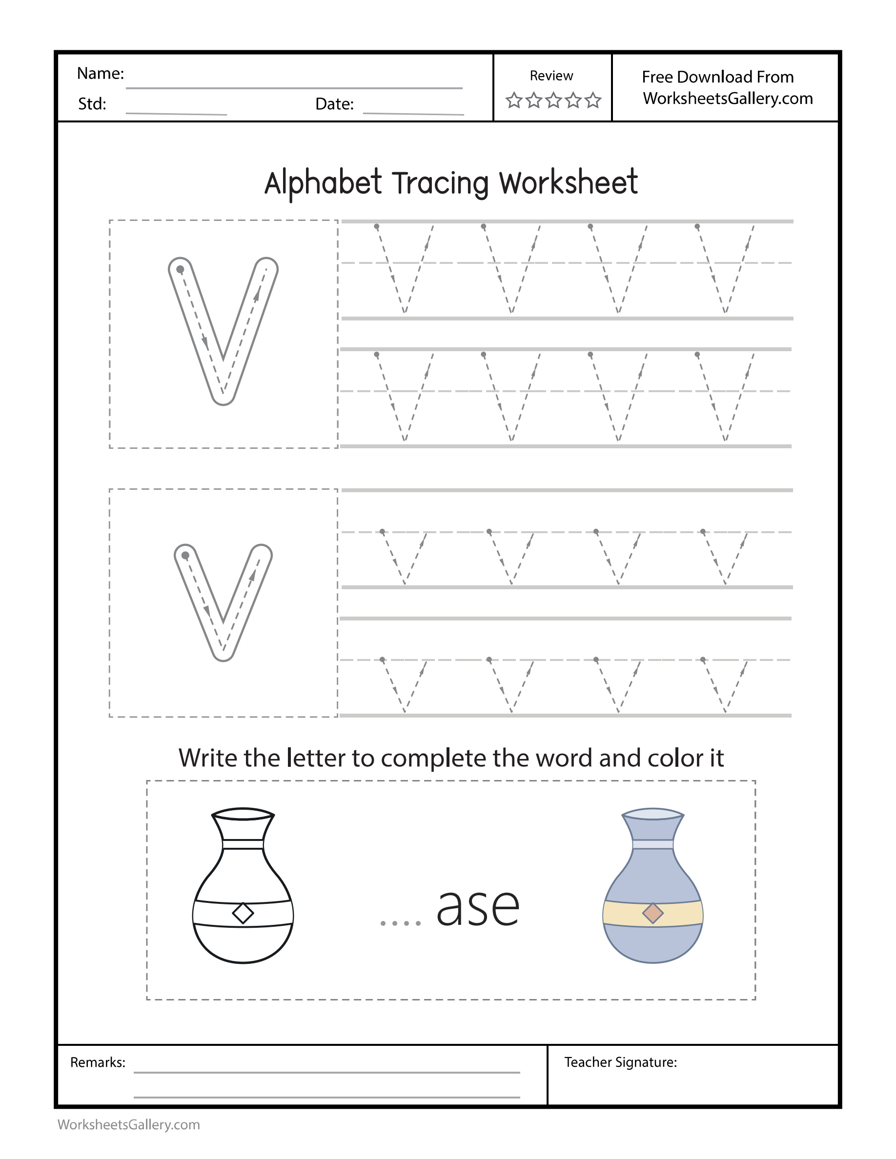 Vv Worksheet: 5 Wonderful Vase Point Missions