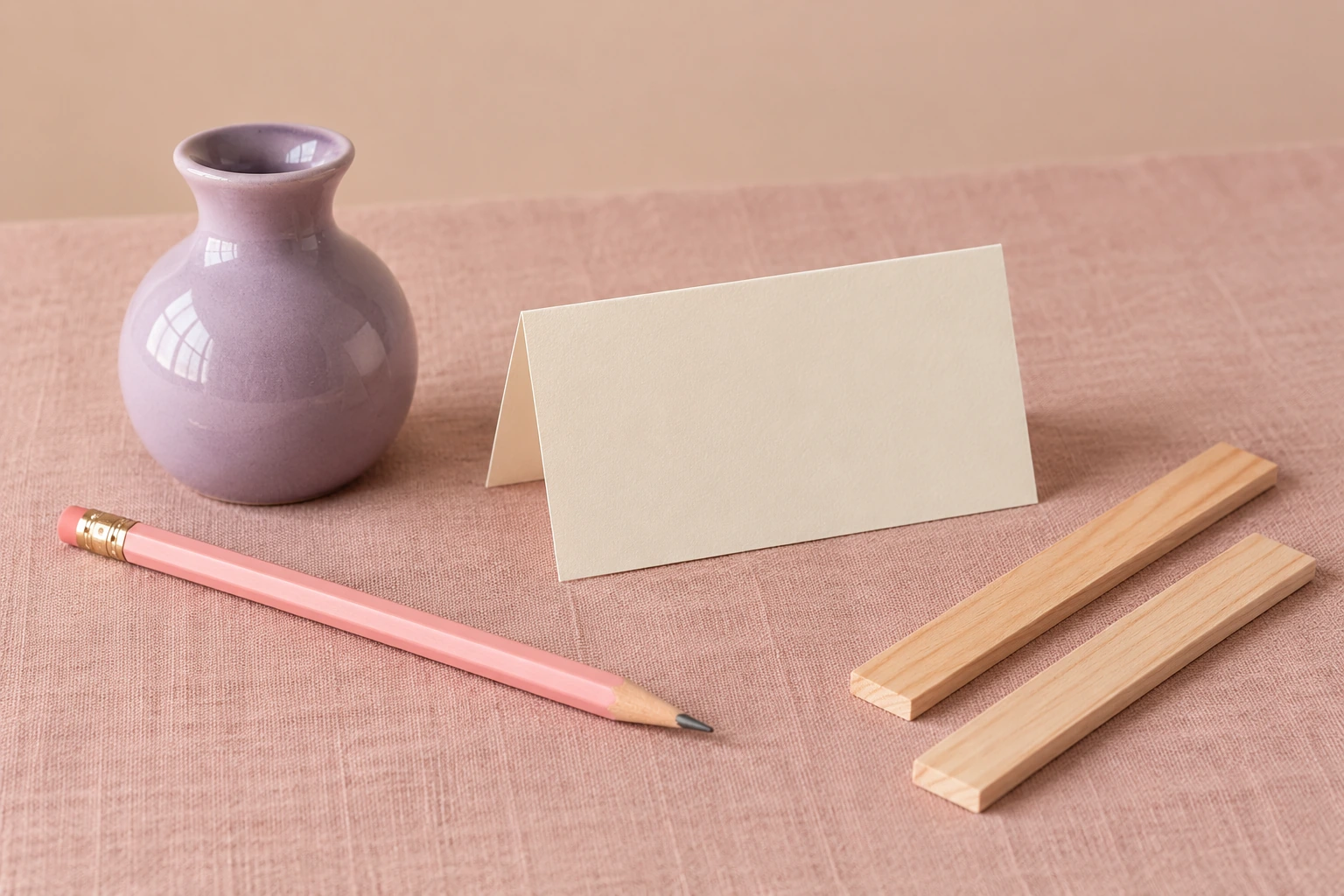 Handmade vase learning props with unprinted writing materials for a Vv story